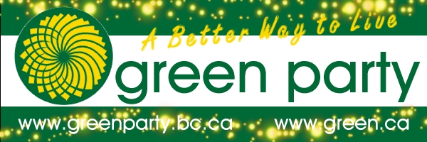 Banner Logo www.green.ca www.greenparty.bc.ca